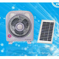 12" Solar fan , Rechargeable fan with Lights XTC-1225A